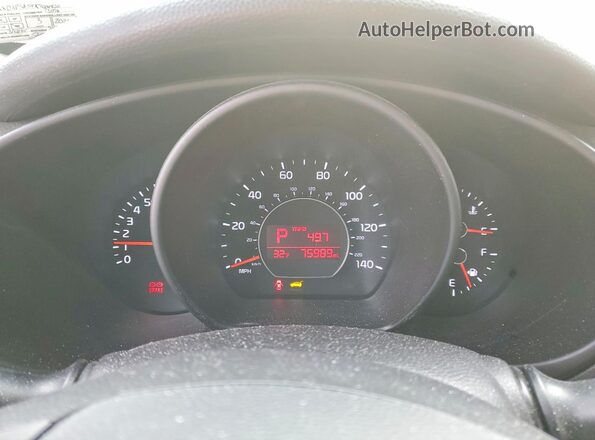 KNDJP3A54K7004820 2019 KIA SOUL Белый Вид щитка приборов