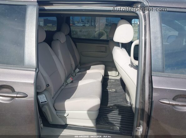 KNDMB5C10G6185798 2016 KIA SEDONA Dark Brown Vista de la etiqueta del VIN