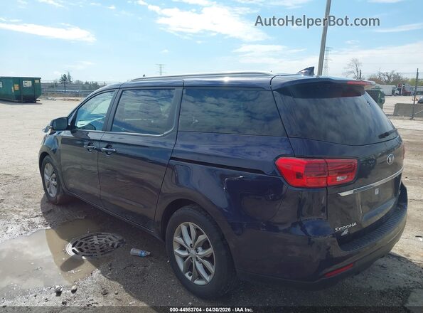 KNDMB5C10M6671779 2021 KIA SEDONA Dark Blue Задня ліва чверть