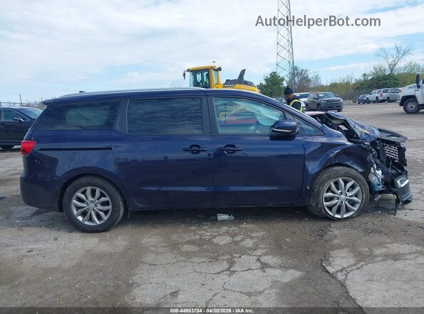 KNDMB5C10M6671779 2021 KIA SEDONA Dark Blue Вид задньої частини салону