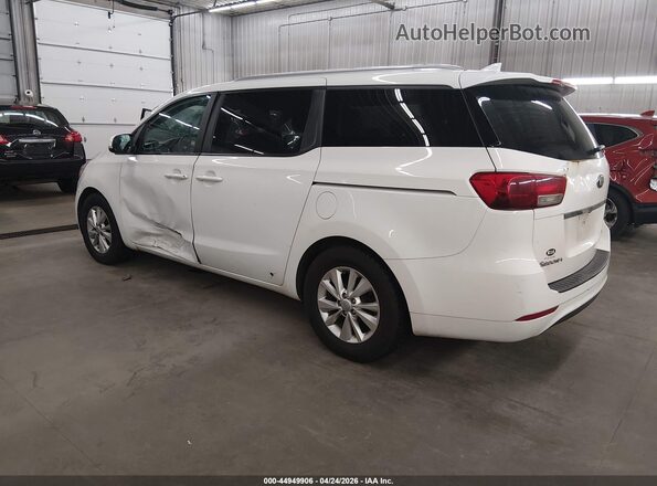 KNDMB5C13G6158059 2016 KIA SEDONA White Задня ліва чверть
