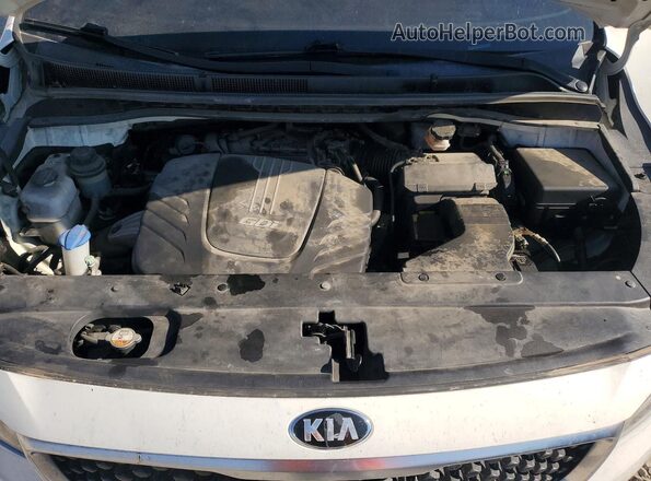 KNDMB5C13H6238432 2017 KIA SEDONA Белый Вид подкапотного пространства