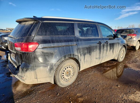 KNDMB5C13J6371200 2018 KIA SEDONA Black Tył prawy