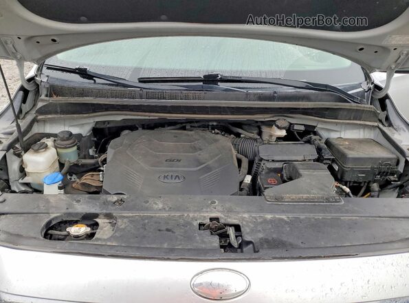 KNDMB5C13K6509223 2019 KIA SEDONA Silver Вид підкапотного простору