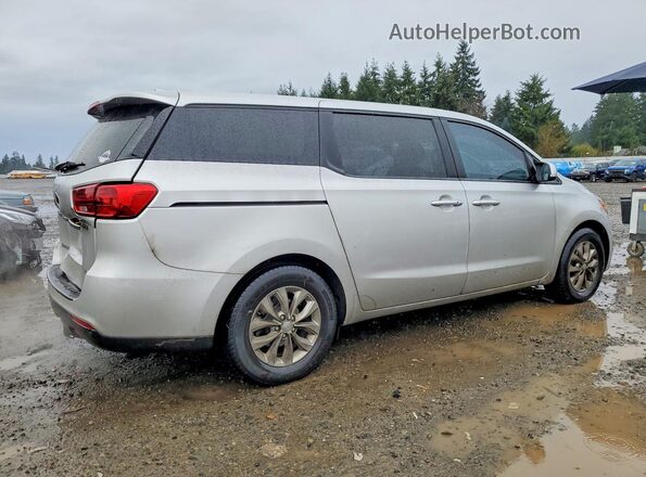 KNDMB5C13K6509223 2019 KIA SEDONA Silver Задня права чверть