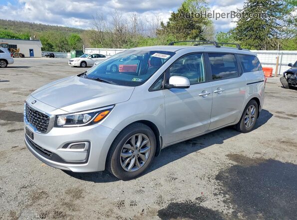 KNDMB5C13K6517659 2019 KIA SEDONA Серебряный Передняя левая четверть