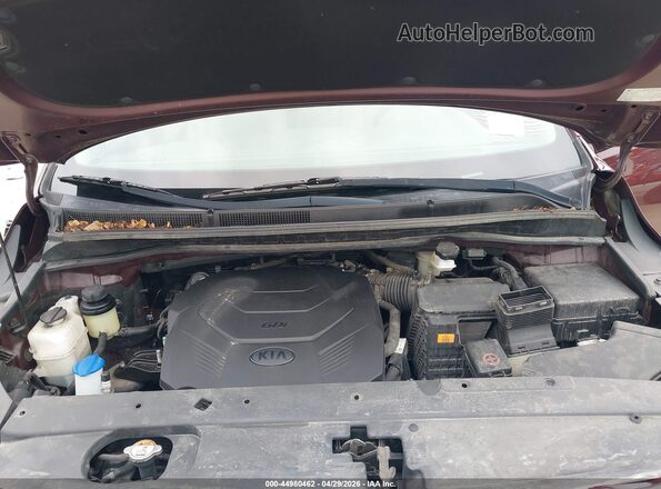 KNDMB5C13K6548636 2019 KIA SEDONA Красный Вид сзади