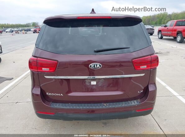 KNDMB5C13K6548636 2019 KIA SEDONA Красный 