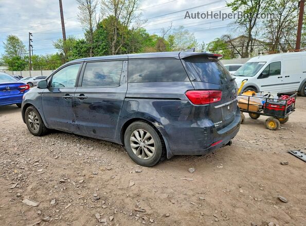 KNDMB5C14K6526645 2019 KIA SEDONA Black Trasero izquierdo