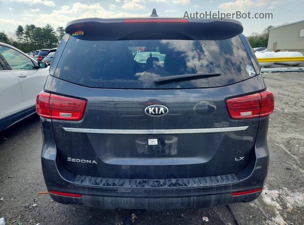 KNDMB5C14K6540688 2019 KIA SEDONA Серый Вид сзади