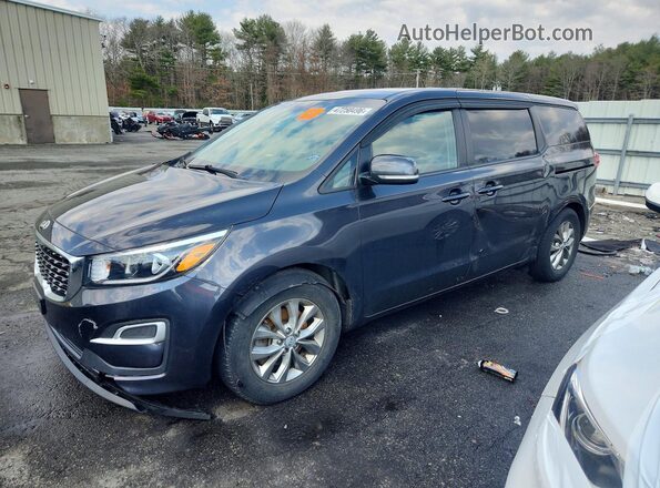 KNDMB5C14K6540688 2019 KIA SEDONA Серый Передняя левая четверть