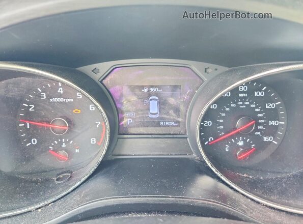 KNDMB5C14K6540688 2019 KIA SEDONA Серый Вид щитка приборов