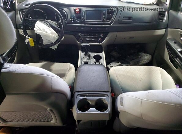 KNDMB5C14L6624057 2020 KIA SEDONA Charcoal Вид панелі приладів