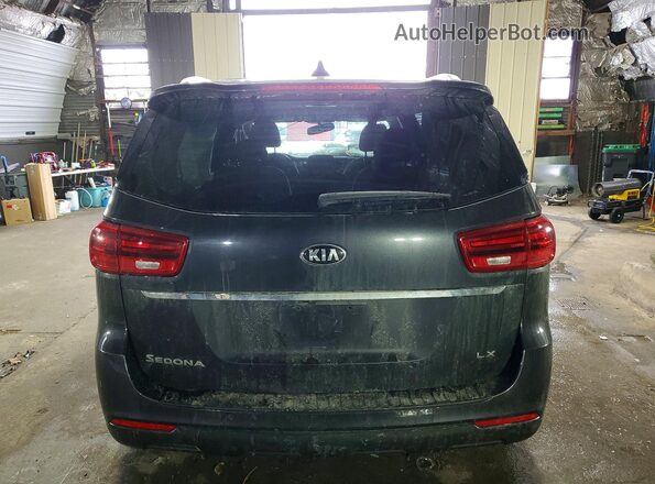 KNDMB5C14L6624057 2020 KIA SEDONA Charcoal Вид ззаду