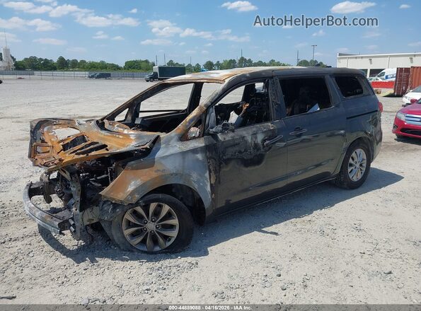 KNDMB5C14L6634068 2020 KIA SEDONA Black Przód lewy