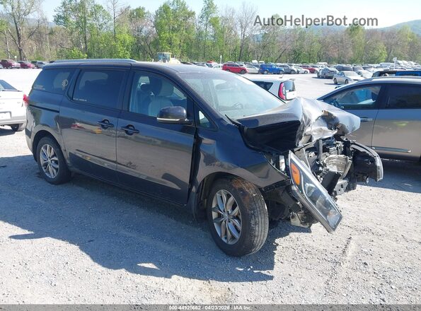 KNDMB5C15M6671051 2021 KIA SEDONA Black Delantero derecho