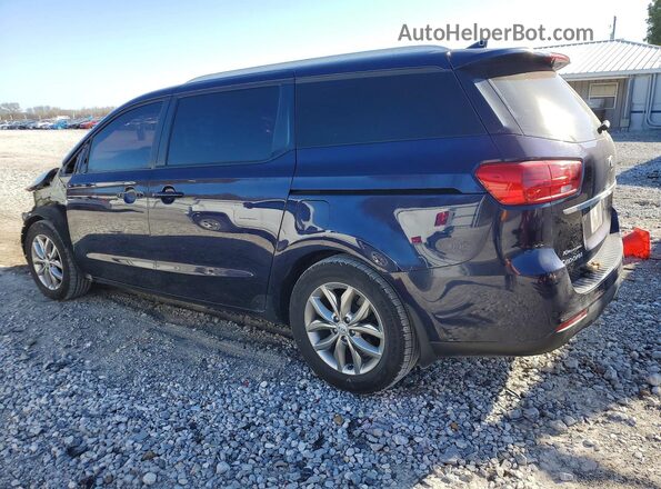 KNDMB5C15M6671292 2021 KIA SEDONA Blue Задня ліва чверть