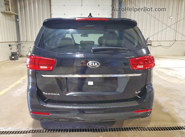 KNDMB5C16L6604831 2020 KIA SEDONA Black Widok z tyłu