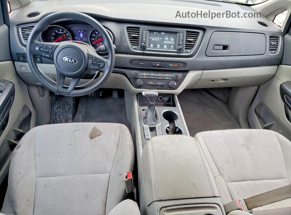 KNDMB5C16L6604831 2020 KIA SEDONA Black Widok deski rozdzielczej