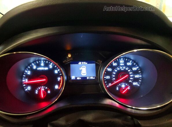 KNDMB5C17M6673397 2021 KIA SEDONA White Widok zestawu wskaźników