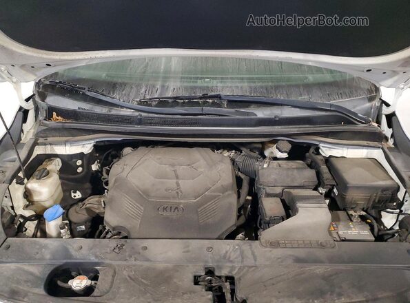 KNDMB5C17M6673397 2021 KIA SEDONA White Widok komory silnika