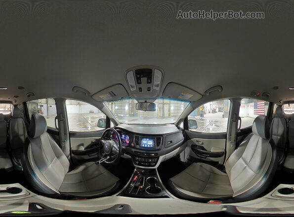 KNDMB5C17M6673397 2021 KIA SEDONA White Widok wnętrza 360 stopni