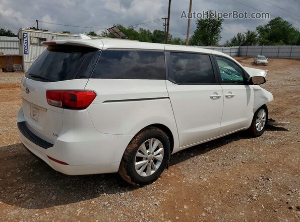 KNDMB5C18H6225546 2017 KIA SEDONA Белый Задняя правая четверть