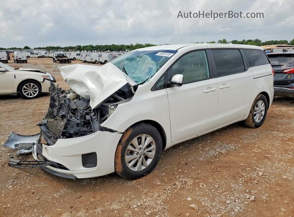 KNDMB5C18H6225546 2017 KIA SEDONA Белый Передняя левая четверть