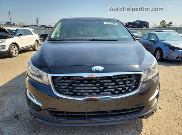 KNDMB5C18K6517673 2019 KIA SEDONA Черный Вид спереди