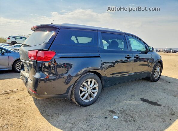 KNDMB5C18K6517673 2019 KIA SEDONA Черный Задняя правая четверть