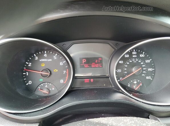 KNDMB5C19H6244770 2017 KIA SEDONA Бордовый Вид щитка приборов