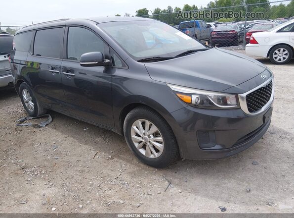 KNDMB5C19H6283780 2017 KIA SEDONA Зеленый Передняя правая четверть