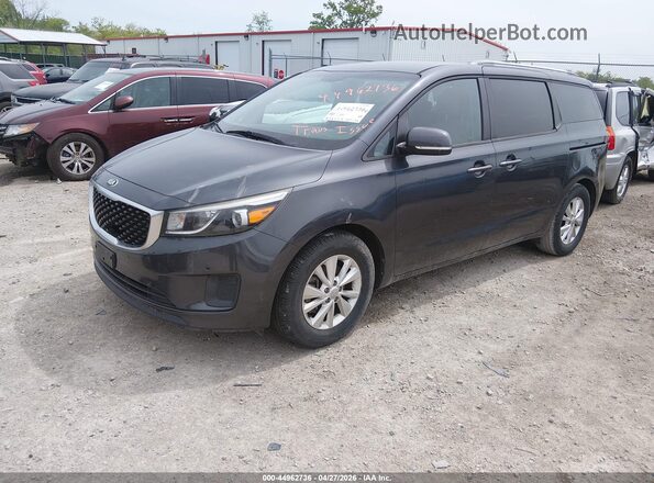 KNDMB5C19H6283780 2017 KIA SEDONA Зеленый Передняя левая четверть