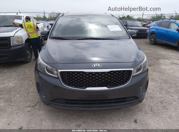 KNDMB5C19H6283780 2017 KIA SEDONA Зеленый Вид спереди