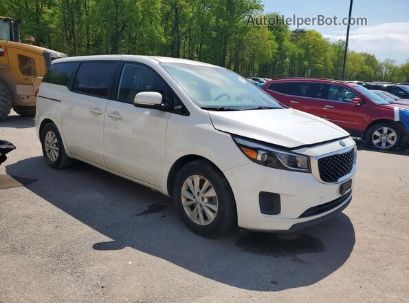 KNDMB5C19J6380290 2018 KIA SEDONA White Delantero derecho