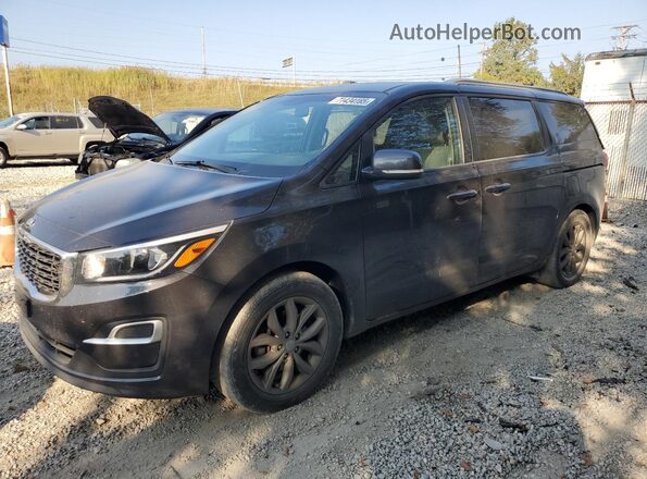 KNDMB5C19L6646992 2020 KIA SEDONA Угольный Передняя левая четверть