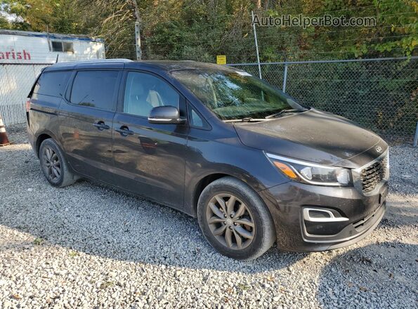 KNDMB5C19L6646992 2020 KIA SEDONA Угольный Передняя правая четверть
