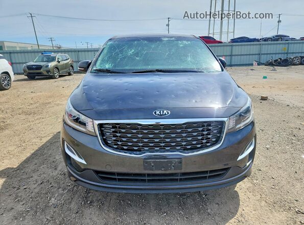 KNDMB5C19M6667312 2021 KIA SEDONA Gray Vista frontal