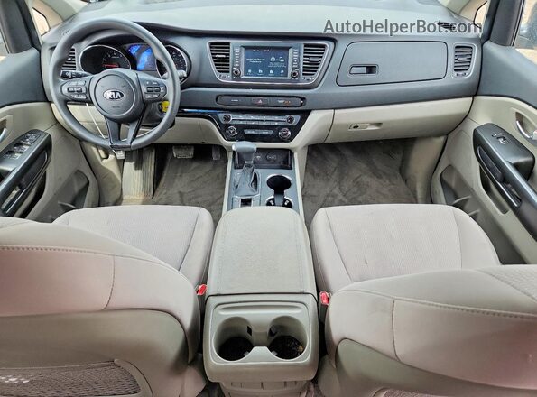 KNDMB5C19M6667312 2021 KIA SEDONA Gray Vista del salpicadero