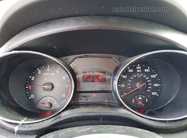 KNDMB5C1XH6230568 2017 KIA SEDONA Желто-коричневый Вид щитка приборов