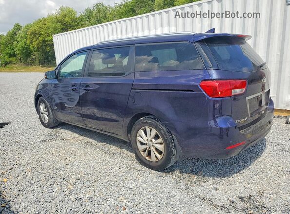 KNDMB5C1XJ6379813 2018 KIA SEDONA Blue Tył lewy