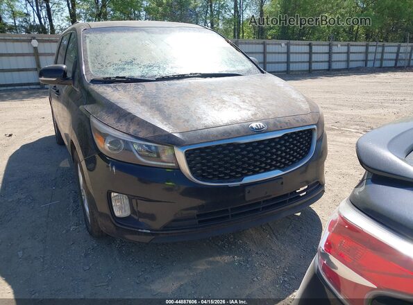 KNDMC5C1XG6138131 2016 KIA SEDONA Черный Вид щитка приборов