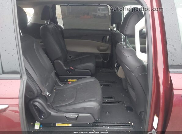 KNDNE5KA0S6069796 2025 KIA CARNIVAL MPV HYBRID Бордовый Вид наклейки с VIN-кодом