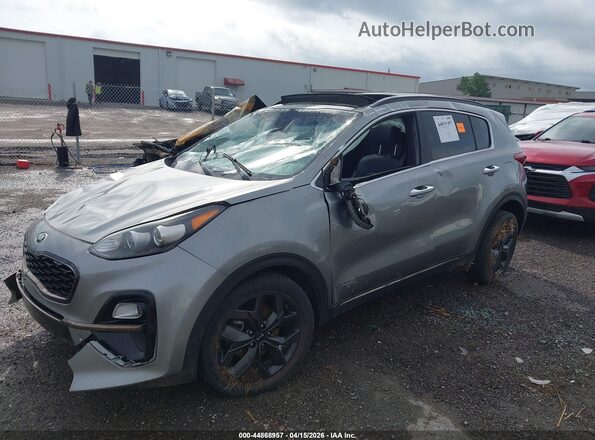 KNDP63AC2L7747795 2020 KIA SPORTAGE Silver Vista tres cuartos delantera izquierda