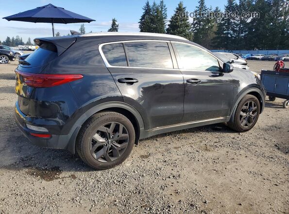 KNDP63AC5L7691089 2020 KIA SPORTAGE Black Tył prawy
