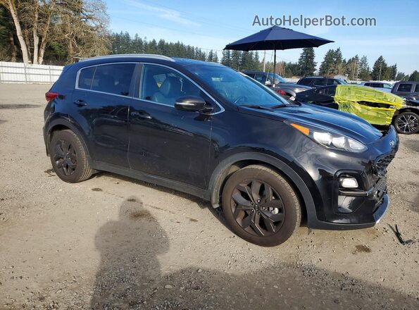 KNDP63AC5L7691089 2020 KIA SPORTAGE Black Przód prawy