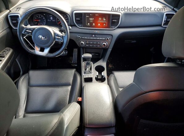 KNDP63AC5L7691089 2020 KIA SPORTAGE Black Widok deski rozdzielczej