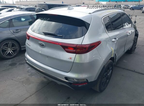 KNDP63AC6L7715433 2020 KIA SPORTAGE Silver Trasero derecho