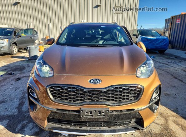 KNDP63AC7L7652018 2020 KIA SPORTAGE Brown Front view