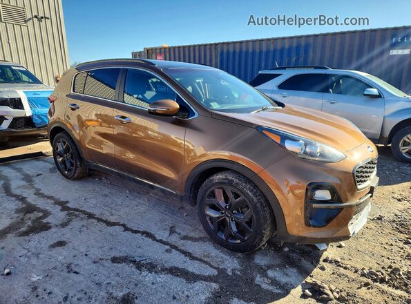 KNDP63AC7L7652018 2020 KIA SPORTAGE Brown Front right